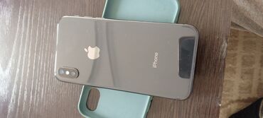 разблокировка icloud цена: IPhone X, Колдонулган, 64 ГБ, Кара, Кабель, 100 %