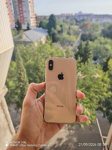 IPhone Xs, Qızılı, Simsiz şarj lalafo.az -da IPhone Xs, Qızılı, Simsiz şarj