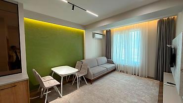 абдурахманова: 1 комната, 46 м², Асанбай мкр Элитка, 10 этаж, Евроремонт — 2