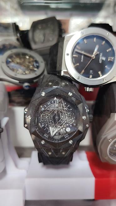 patek philippe saat: Patek Philippe üslubunda kişi qol saatları – qara tonlarda klassik — 8