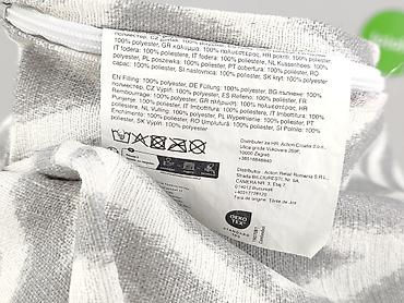 obraz na 5zl: Poszewka na poduszkę dekoracyjną 45x45 cm – Zigzag Grey - Wzór — 5