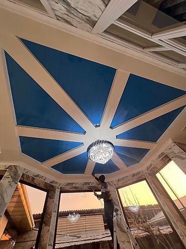 Натяжной потолок: Натяжной потолок Глянцевое, Матовое, 3D потолки Гарантия, Бесплатная консультация, Бесплатный замер — 3