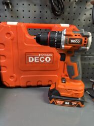 шуруповерты оригинал: ШУРУПОВЕРТ бесщёточный Фирмы: DECO. Качество: Отличное Полностью