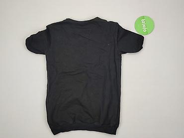 czarne botki: T-shirt damski, rozmiar XS — 3