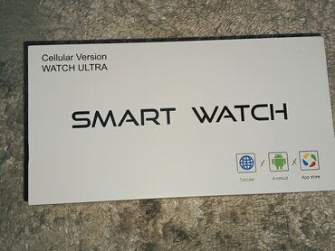 большая сумка для ноутбука: Смарт-часы Cellular Version WATCH ULTRA с черным корпусом и ремешком