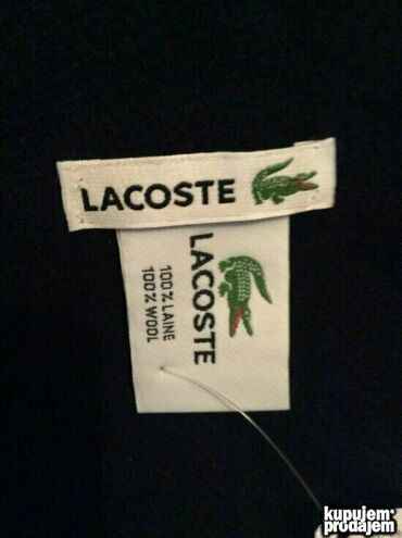 Kape i aksesoari: Šal, Lacoste, bоја - Tamnoplava — 4