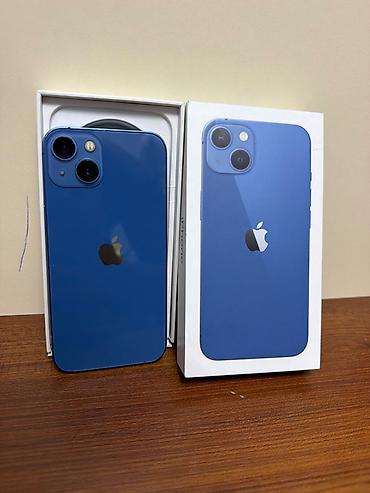 ipad 13: IPhone 13, 128 GB, Mavi, Barmaq izi, Face ID, Sənədlərlə — 1