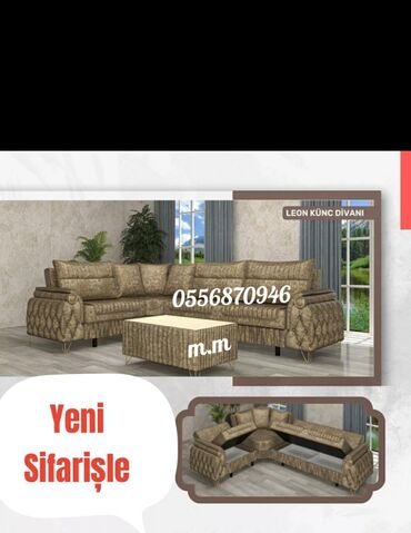 Divanlar: Künc divan, Yeni, Açılan, Bazalı, Parça, Şəhərdaxili pulsuz çatdırılma — 11
