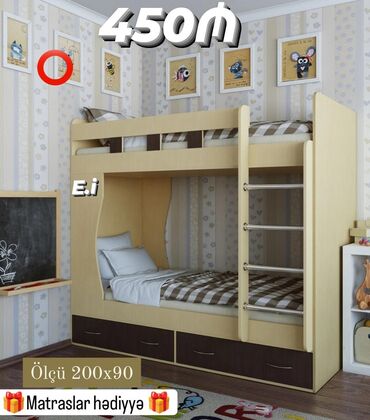 Masa və oturacaq dəstləri: Oğlan və qız üçün, Yeni, Çarpayı, Matras ilə