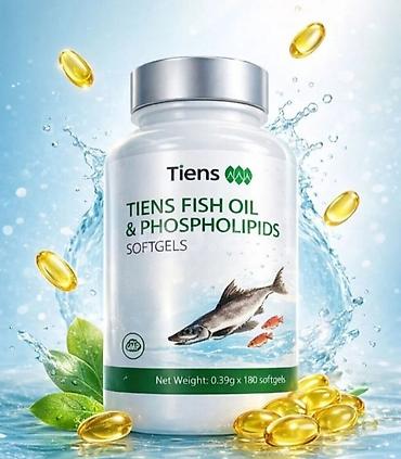 Vitaminlər və BAƏ: Balıq yağı Omega-3 Tiens Fish Oil & Phospholipids (Balıq yağı və — 1