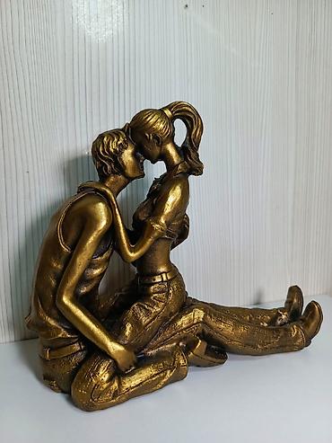 dekor ev: Fiqur, Rezin, rəng - Qızılı — 4