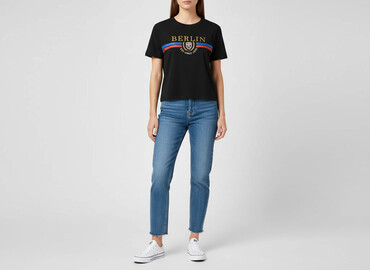 frank shorter koszulka: H&M, T-shirt damski, rozmiar S w lalafo.pl frank shorter koszulka: H&M, T-shirt damski, rozmiar S