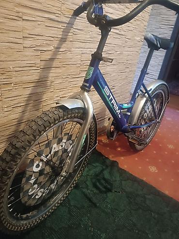 velo teker: Uşaq velosipedi – STRIM VELO Classic - Rəng: göy, kontrast — 2