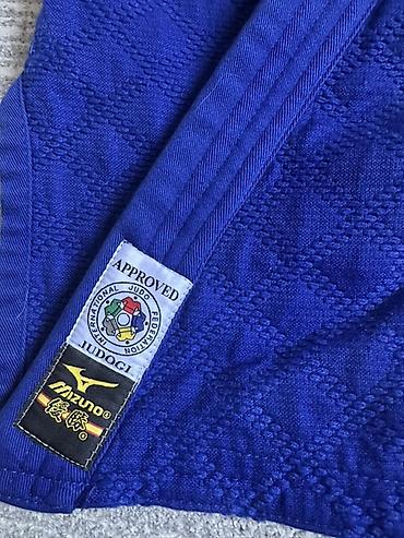провило: Кимоно для дзюдо Mizuno (синее) - Оригинальный Mizuno, бирки на — 2