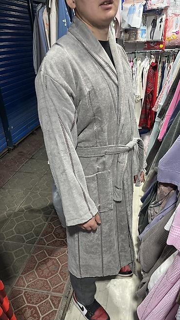 Домашние костюмы: Мужской банный халат ✨ 💯 хлопок | M L XL 2XL 3XL 4XL 0-2500 сом — 13