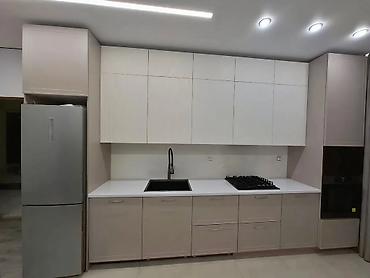 silver kitchen: Кухонный набор на заказ, ЛДСП, По договорённости, Бесплатная доставка, Дизайн, проект — 1