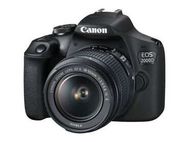 Elektronika: Canon 2000d, 18-55mm lens, ideal vəziyyətdədir 10 aydıki məndədir