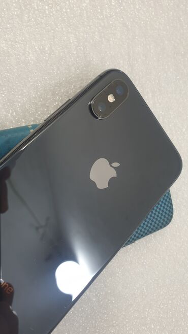 дисплей на iphone x: IPhone X, Колдонулган, 256 ГБ, Space Gray, Каптама, 100 %