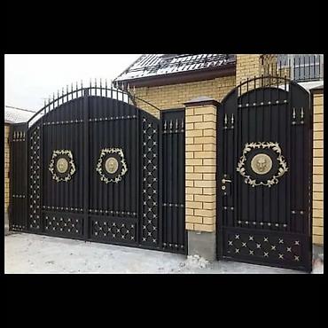 Откатные ворота: Ворота Заказ алабыз Баярский Баасы Темирдин калынына жараша — 4
