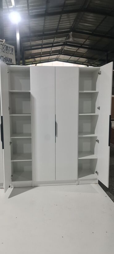 Шифоньеры: Шифоньер, Новый, Прямой, цвет - Белый, ЛДСП — 11