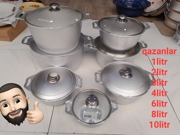 Qazanlar: Qazan, rəng - Gümüşü, Çuqun, 5-dən çox l, Kukmara, Rusiya -da lalafo.az — 6 Qazanlar: Qazan, rəng - Gümüşü, Çuqun, 5-dən çox l, Kukmara, Rusiya — 6