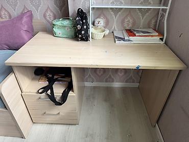 Uşaq mebeli: Uşaqlar üçün tam komplekt otaq mebeli Komplektə daxildir: - 2 ədəd — 5