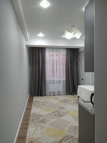 фучика жибек жолу: 1 комната, 42 м², Элитка, 9 этаж, Дизайнерский ремонт