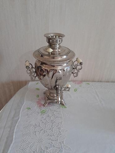 Самовары: Elektrik samovar – klassik rus üslubunda - Material: parlaq metal — 5