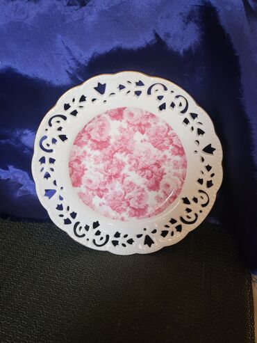 Ostalo posuđe: Tanjir nov, za posluzenje,ukras,porcelanski iz 70ih. Perfektan — 6