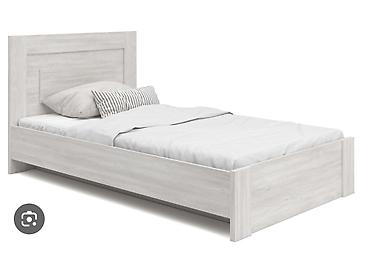 bunk bed: Односпальная кровать в современном стиле, цвет светлый дуб/вымытый — 1