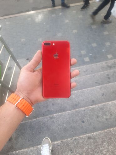 чехол iphone 7 plus: IPhone 7 Plus, 128 ГБ, Красный, Гарантия, Отпечаток пальца, С документами