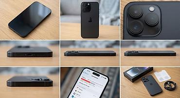 IPhone 14 Pro, Б/у, 256 ГБ, Black Titanium, Защитное стекло, Чехол, 84 % at lalafo.kg IPhone 14 Pro, Б/у, 256 ГБ, Black Titanium, Защитное стекло, Чехол, 84 %