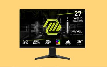 геймпад для игр: Монитор, MSI, Жаңы, LED, 27" - 28"