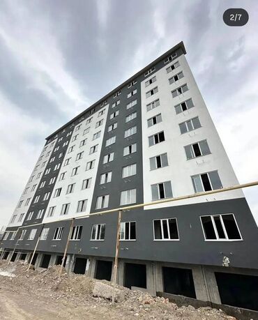 1 комнатная квартира 8 мкр: 1 бөлмө, 44 кв. м, 108-серия, 7 кабат, ПСО (өзү оңдоп түзөтүп бүтүү үчүн)