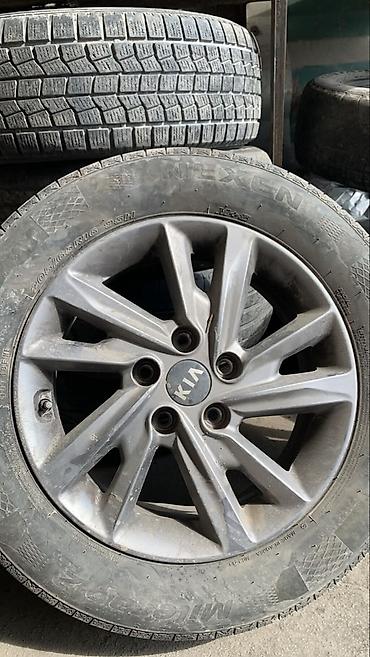 Колеса в сборе 205 / 60 / R 16, Лето, Б/у, 1 шт, Легковые, Литые, отверстий - 5