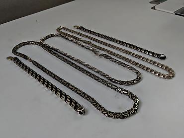 Серебряные цепочки: Цепи и браслеты на Заказ Ручная работа! Из at lalafo.kg — 12 Серебряные цепочки: Цепи и браслеты на Заказ Ручная работа! Из — 12