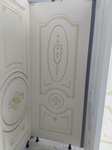 fasad boyaları: Klassik üslubda dekorativ qapı panelləri - Material: MDF əsaslı