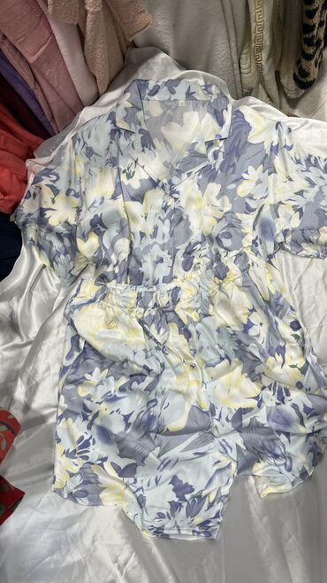 Пижамы: Пижама с шортами Пижама на пуговицах Легкие пижамы на лето Летние — 9