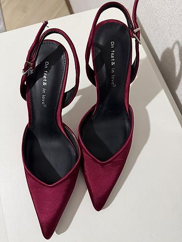 Tuflilər: Qadınlar üçün zərif stilettolar - Model: Slingback (açıq daban — 4