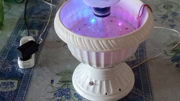 Stol lampaları: Комнатный Мини-фонтан с разноцветной подсветкой — 10