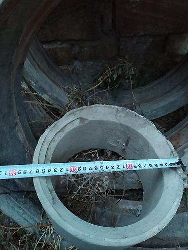 mini drel satilir: Beton halqa və kaman formalı elementlər dəsti
- Material: tökmə beton — 3