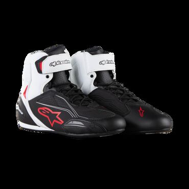 спортивные обуви: Мотоботы ALPINESTARS FASTER-3 RIDEKNIT SH, Черно/Белые Благодаря