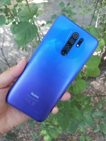 вентиляторы домашние: Redmi, Redmi 9, Колдонулган, 32 ГБ, түсү - Көк, 1 SIM, 2 SIM