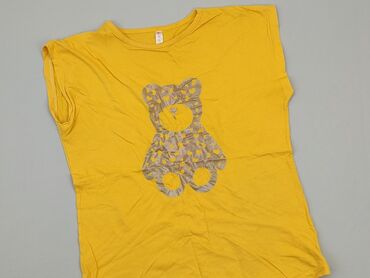 żółty t shirty damskie: T-shirt, L, stan - Bardzo dobry