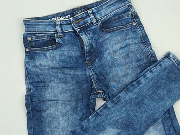 jeansy boyfriend z wysokim stanem: Jeans, Next, 13 years, 152/158, condition - Good