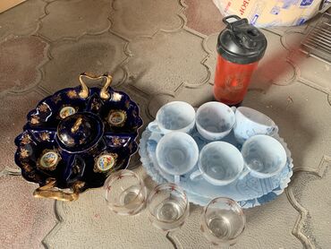 газовые плиты цена: Посуда,чашки,поднос фарфоровая с крышкой,шейкер. Вся посуда за 1000