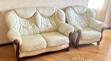 divan kreslo təmiri: Классический диван, 2 кресла, Без подьемного механизма, Нераскладной