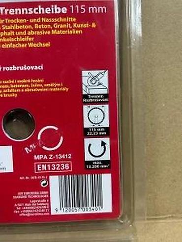 slikar tapi: EDT Eurodima Industrial – Kombinovani dijamantski rezni disk 115 mm - — 7
