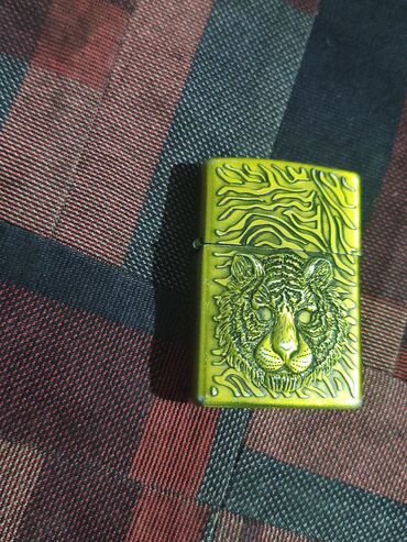 золотой цепь: Зажигалка, Zippo, Бензиновая, Б/у