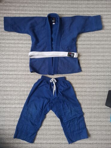 кимоно детский: Комплект, цвет - Синий, Б/у